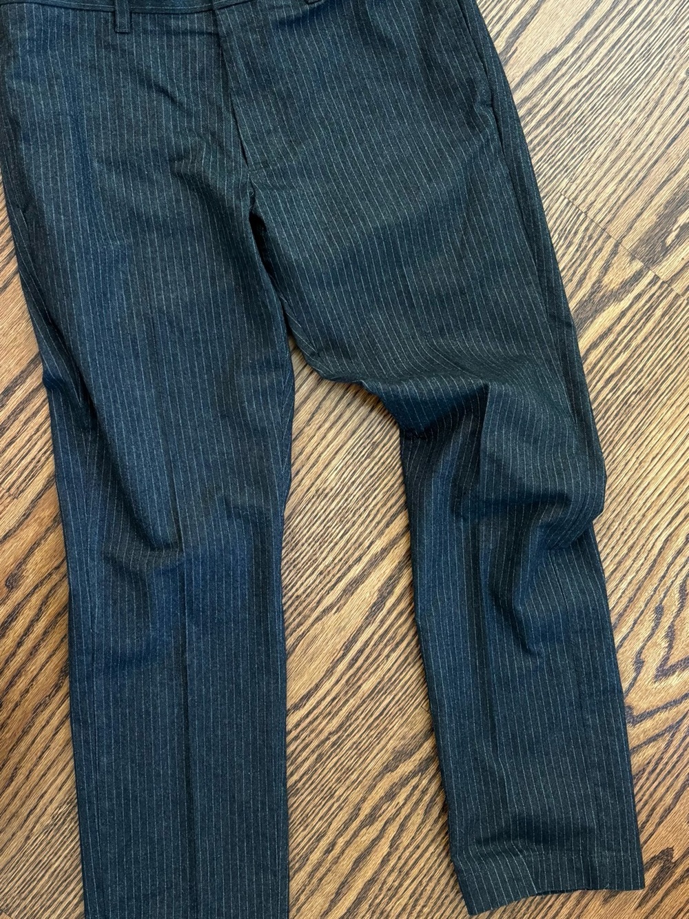 Banana Republic Men's Navy Pinstripe Dress Pants